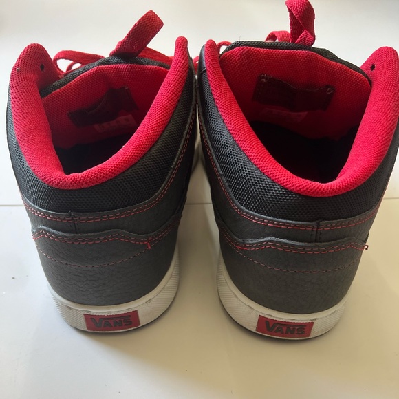 Vans Edgemont Sneakers Black/Red Sz 10 - Picture 2 of 4